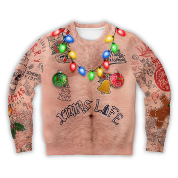 Hairy Chest Ugly Sweater