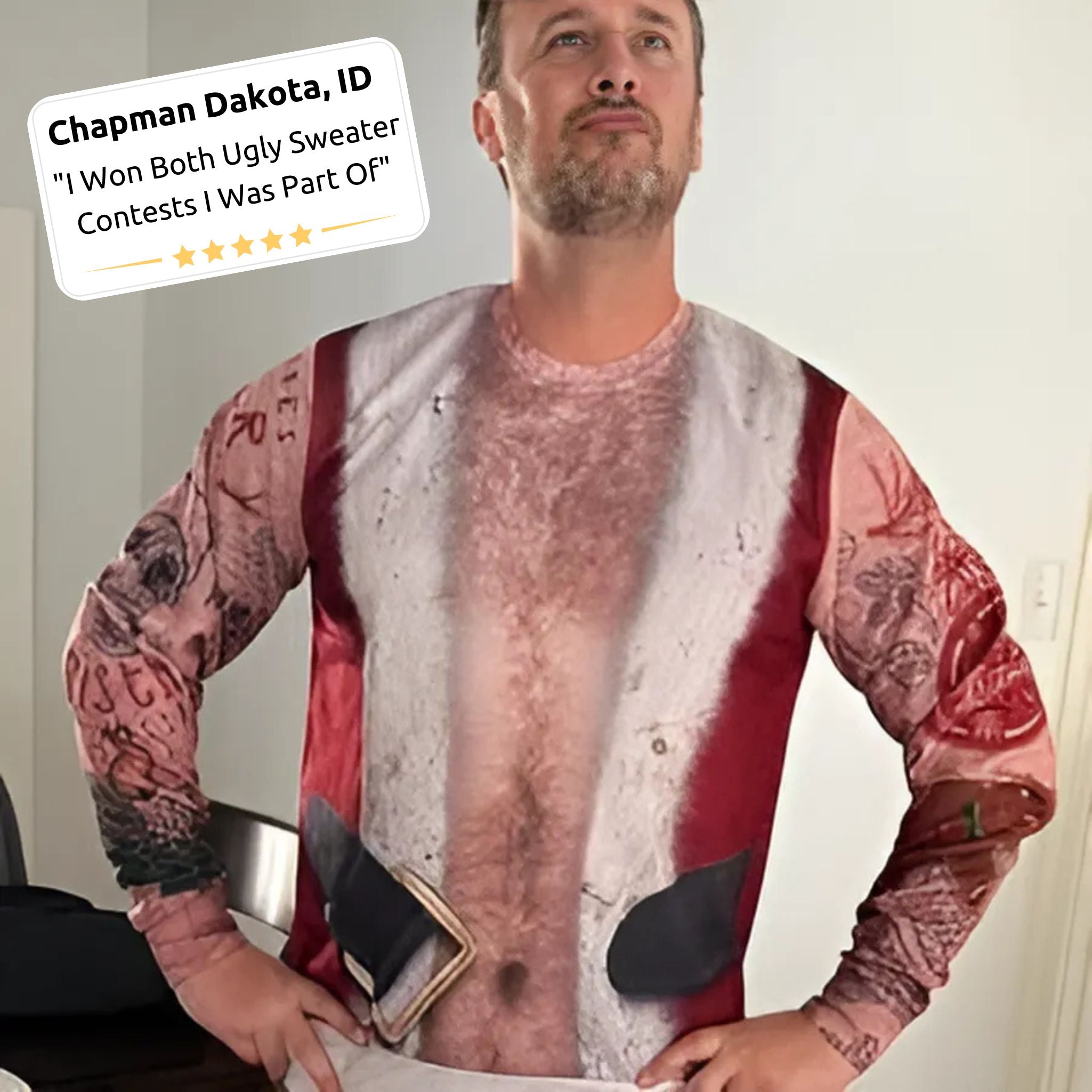 Tattoo Ugly Christmas Sweater