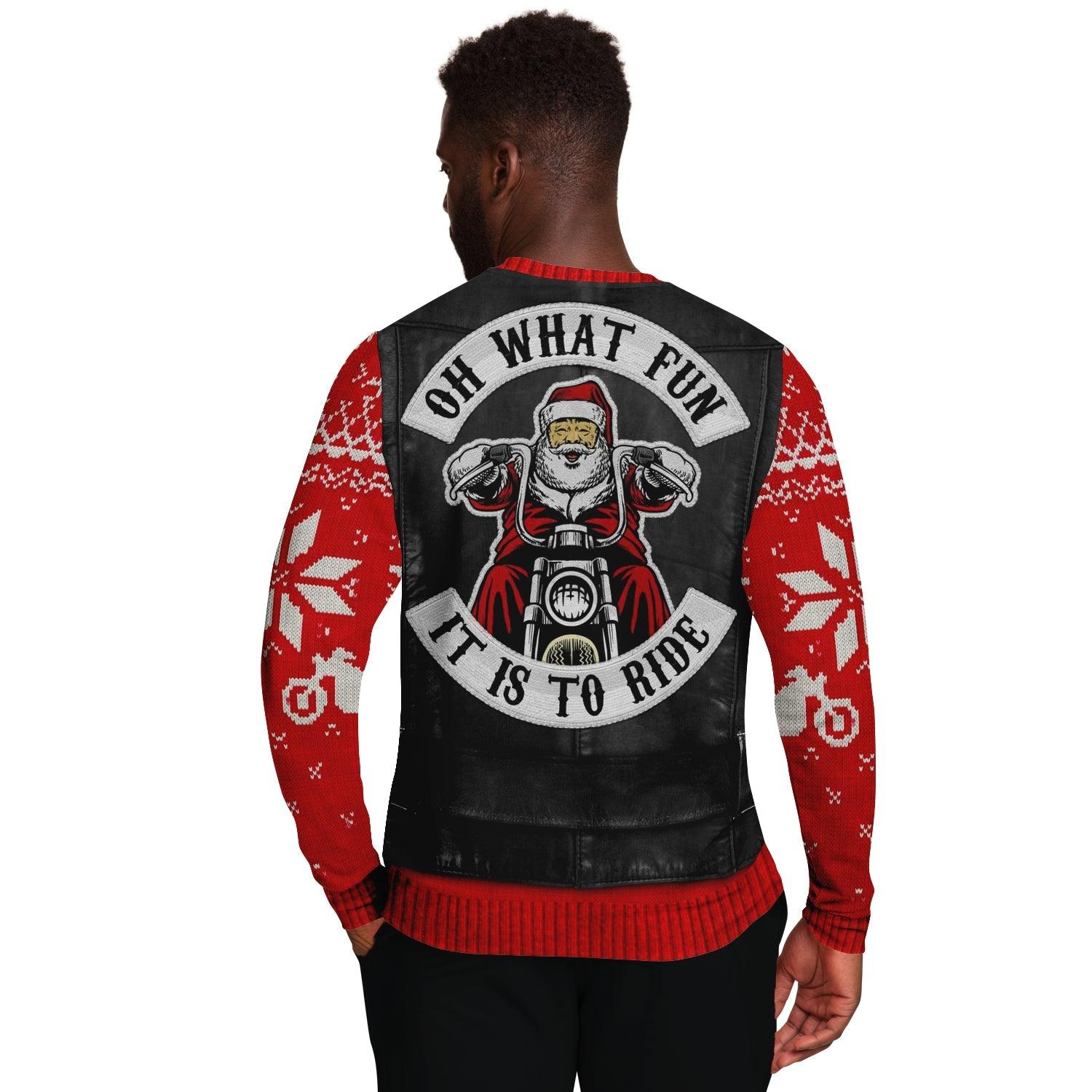 Sons Of Santa Red Ugly Christmas Sweater