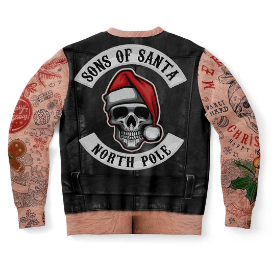 Son Of Santa Tattoo Ugly Christmas Sweater