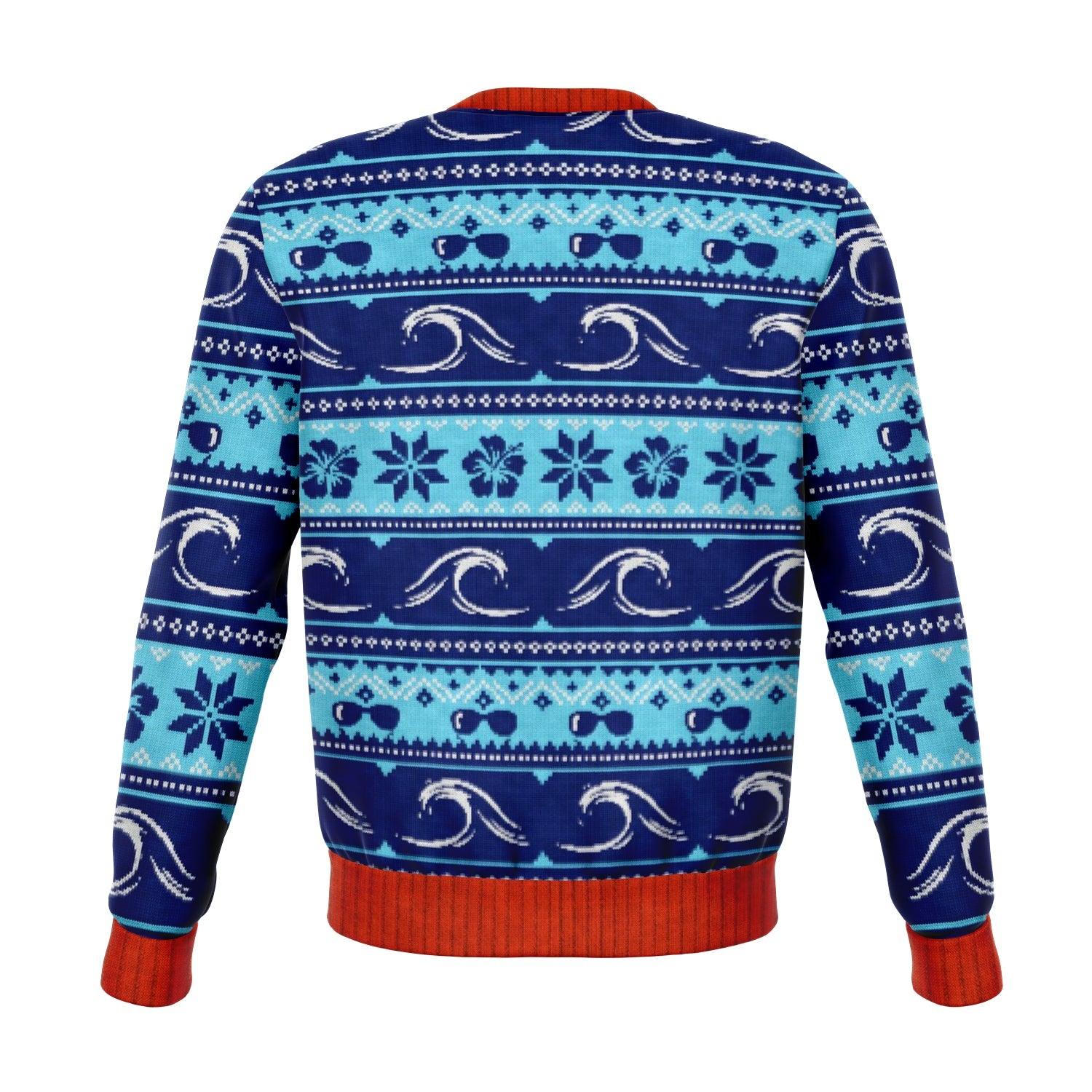 Jingle Bells Surfing Swells Ugly Christmas Sweater