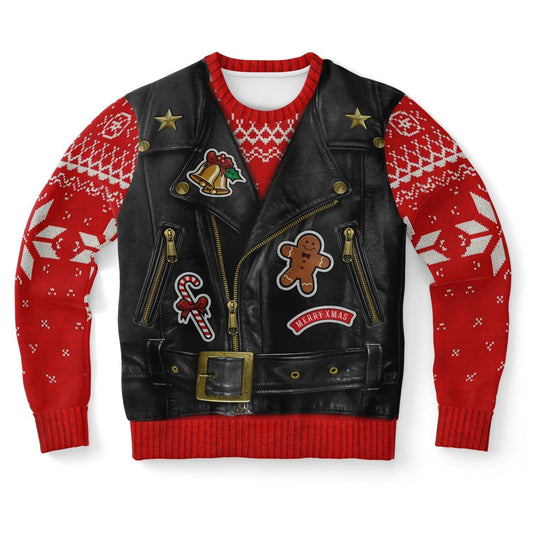 Sons Of Santa Red Ugly Christmas Sweater