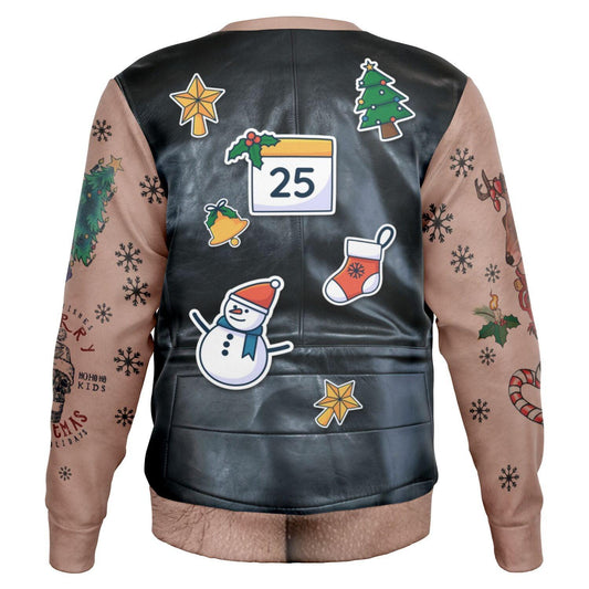 Biker Santa Ugly Sweater